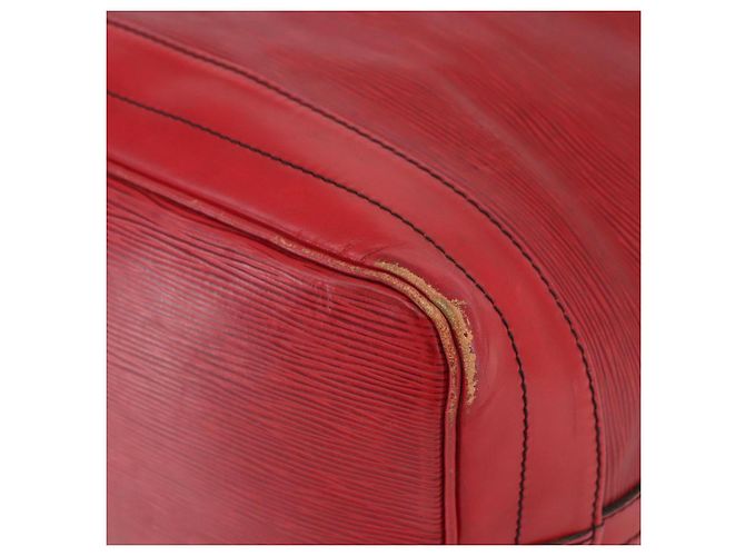 LOUIS VUITTON Borsa a Spalla Epi Noe Rossa M44007 LV Auth 148309 Rosso - vista 10