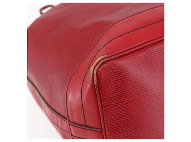 LOUIS VUITTON Borsa a Spalla Epi Noe Rossa M44007 LV Auth 148309 Rosso - vista 11