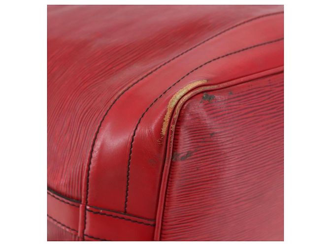 LOUIS VUITTON Borsa a Spalla Epi Noe Rossa M44007 LV Auth 148309 Rosso - vista 13