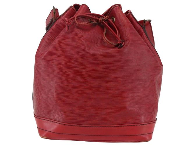 LOUIS VUITTON Borsa a Spalla Epi Noe Rossa M44007 LV Auth 148309 Rosso - vista 2