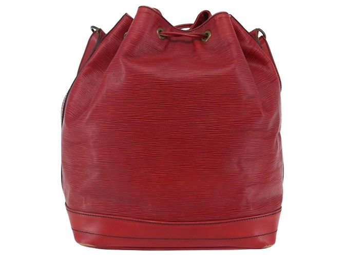 LOUIS VUITTON Borsa a Spalla Epi Noe Rossa M44007 LV Auth 148309 Rosso - vista 3