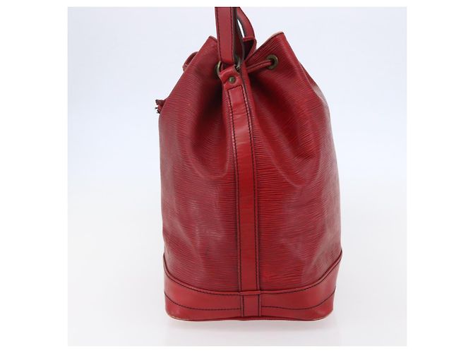 LOUIS VUITTON Borsa a Spalla Epi Noe Rossa M44007 LV Auth 148309 Rosso - vista 5