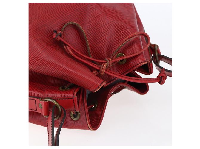 LOUIS VUITTON Borsa a Spalla Epi Noe Rossa M44007 LV Auth 148309 Rosso - vista 6