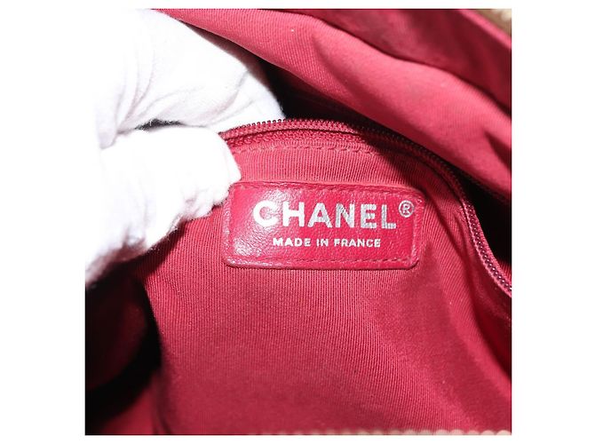 Borsa a Spalla CHANEL Pelle Oro Argento CC Auth 146160 D'oro - vista 16