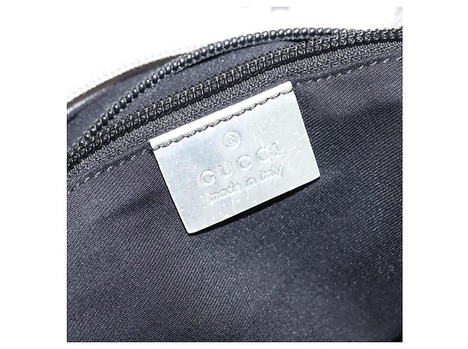 GUCCI GG Canvas Sherry Line Tote Bag Silber 131228 Auth bs30093 - Ansicht 16