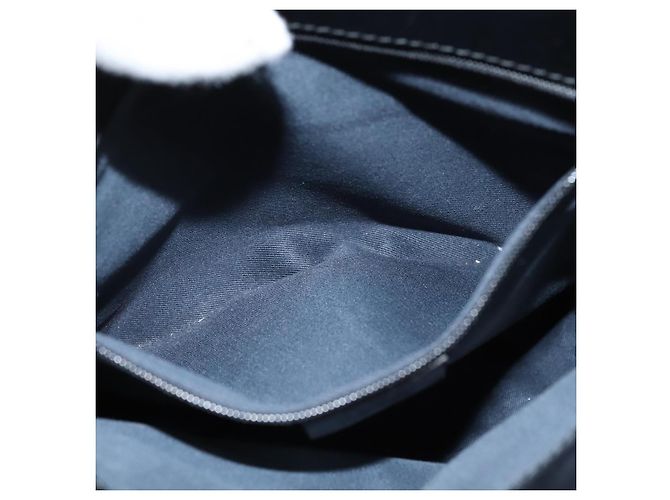 Borsa a Spalla GG Canvas Gucci Nera Argento 91762 Auth ep11415 Nero - vista 19