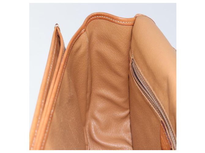 Céline Borsa a Spalla in Tela Macadam CELINE in Pelle PVC Marrone Oro Auth ep11291 D'oro - vista 20