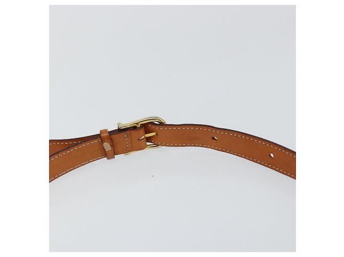 Céline Borsa a Spalla in Tela Macadam CELINE in Pelle PVC Marrone Oro Auth ep11291 D'oro - vista 8