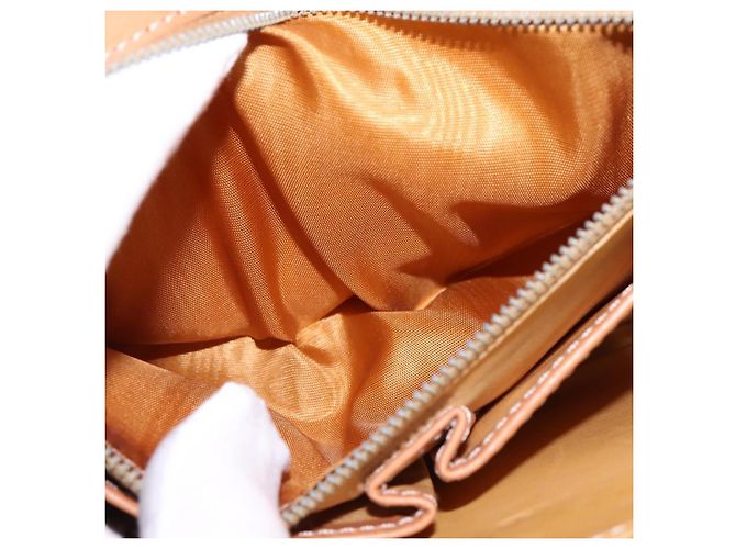 Céline Borsa a spalla in tela Macadam CELINE in pelle PVC bianca e oro Auth 146823 Bianco D'oro - vista 22