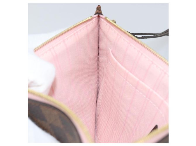 LOUIS VUITTON Accessoire Tasche Neverfull MM Damier Ebene Authentisch 147456 - Ansicht 19