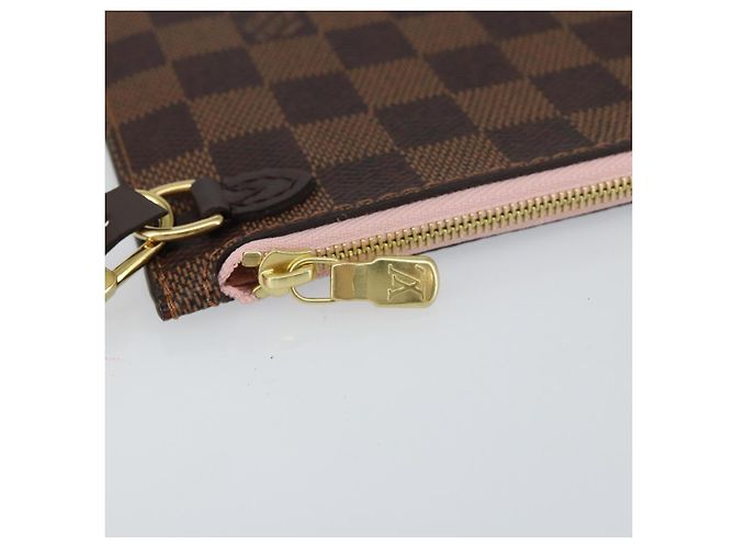 LOUIS VUITTON Accessoire Tasche Neverfull MM Damier Ebene Authentisch 147456 - Ansicht 9