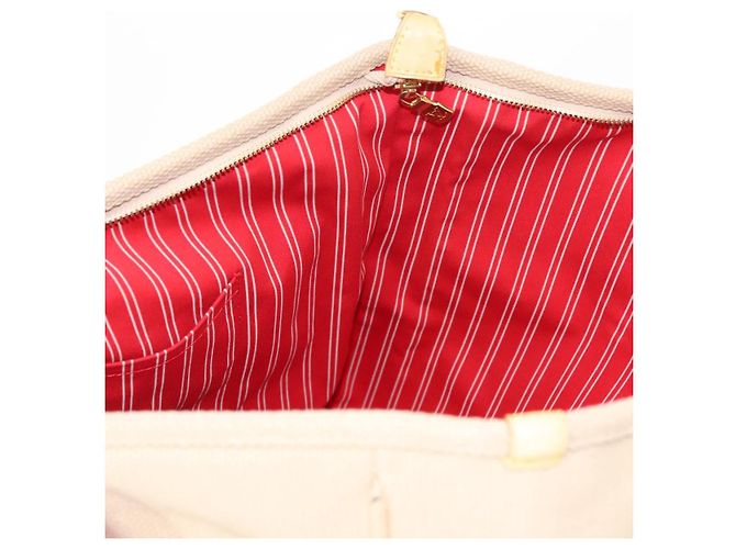 LOUIS VUITTON Borsa Tote Antigua Hippo GM Beige Rosso M40032 LV Auth BA7007 - vista 20