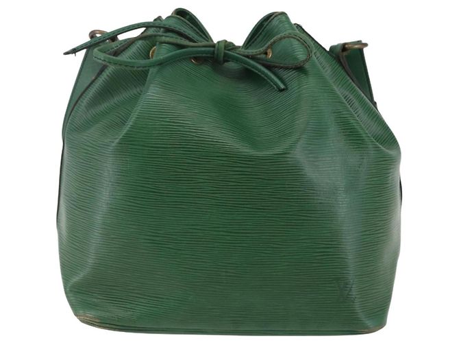 Noe LOUIS VUITTON Borsa a Spalla Petit Noé Epi Verde M44104 LV Auth 143573 - vista 13