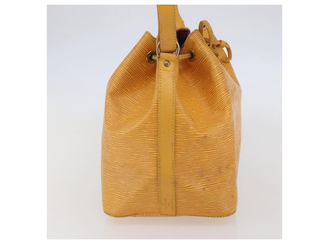 Noe LOUIS VUITTON Borsa a Spalla Petit Noé Epi Gialla M44109 LV Auth 144154 Giallo - vista 3