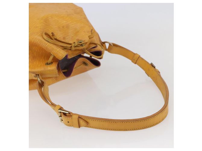 Noe LOUIS VUITTON Borsa a Spalla Petit Noé Epi Gialla M44109 LV Auth 144154 Giallo - vista 7