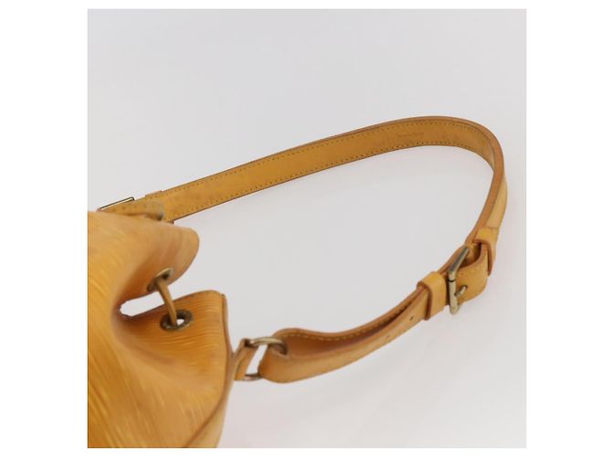 Noe LOUIS VUITTON Borsa a Spalla Petit Noé Epi Gialla M44109 LV Auth 144154 Giallo - vista 8