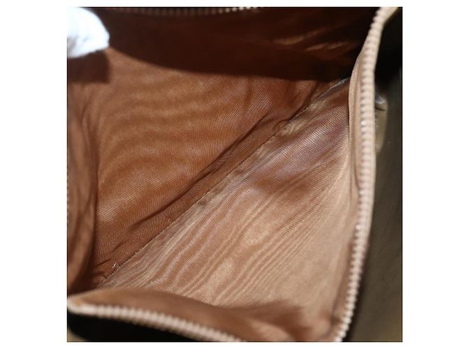 Céline CELINE Macadam Canvas Tote Bag PVC Beige Gold Auth 143582 Golden - Ansicht 22