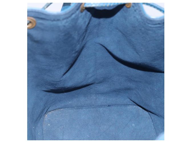 LOUIS VUITTON Epi Petit Noe Shoulder Bag Blue M44105 LV Auth 144506 - view 18