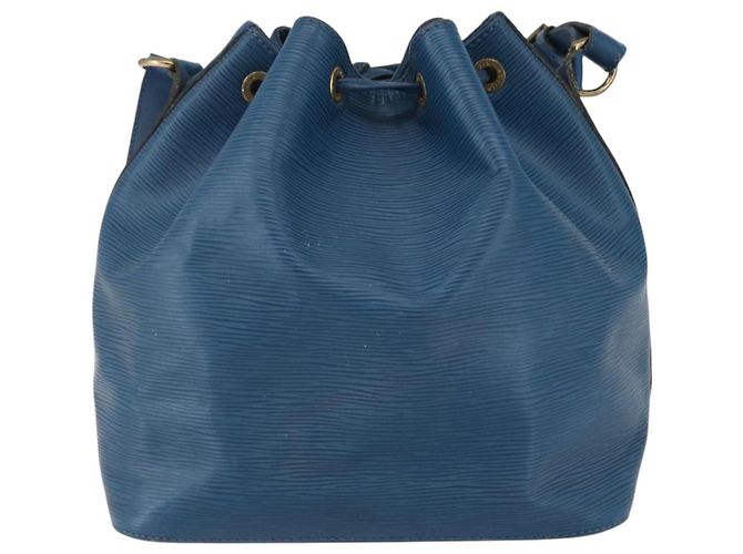 LOUIS VUITTON Epi Petit Noe Shoulder Bag Blue M44105 LV Auth 144506 - view 2