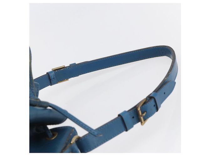 LOUIS VUITTON Epi Petit Noe Shoulder Bag Blue M44105 LV Auth 144506 - view 8