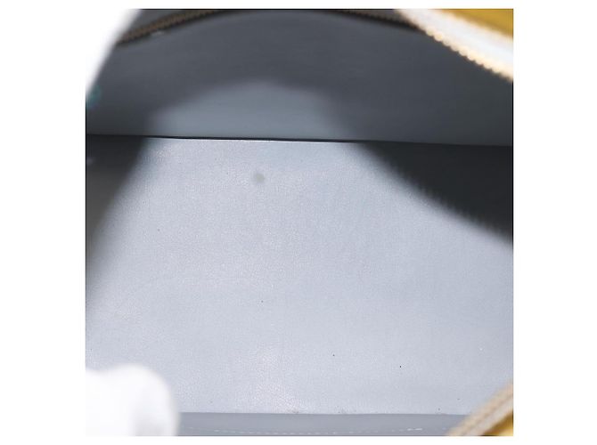 LOUIS VUITTON Borsa a Mano Monogram Vernis Houston Grigio M91053 LV Auth 145309 - vista 11