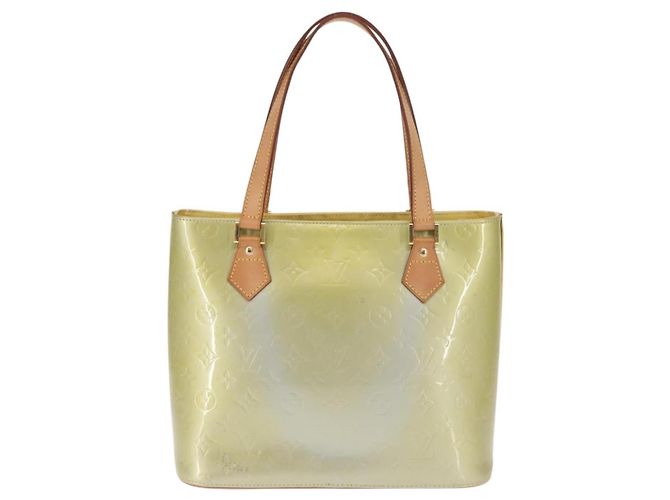 LOUIS VUITTON Borsa a Mano Monogram Vernis Houston Grigio M91053 LV Auth 145309 - vista 2
