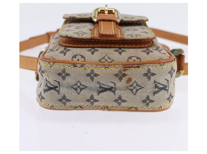 LOUIS VUITTON Borsa a Spalla Monogram Mini Juliet PM Blu M92005 LV Auth 145465 - vista 6