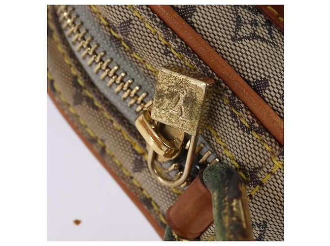 LOUIS VUITTON Borsa a Spalla Monogram Mini Juliet PM Blu M92005 LV Auth 145465 - vista 9