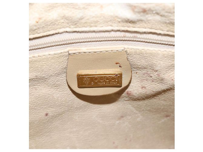 Borsa a Spalla GG Canvas Gucci Rosa Oro 001 86 0533 Auth 144220 D'oro - vista 19