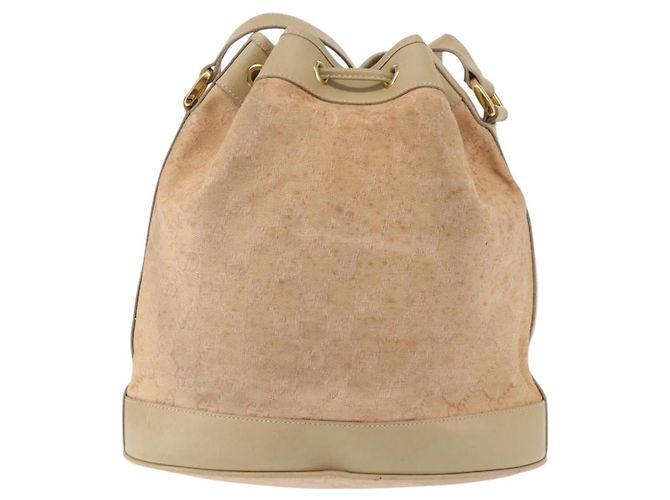 Borsa a Spalla GG Canvas Gucci Rosa Oro 001 86 0533 Auth 144220 D'oro - vista 2