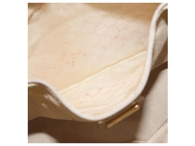 Borsa a Spalla GG Canvas Gucci Rosa Oro 001 86 0533 Auth 144220 D'oro - vista 22