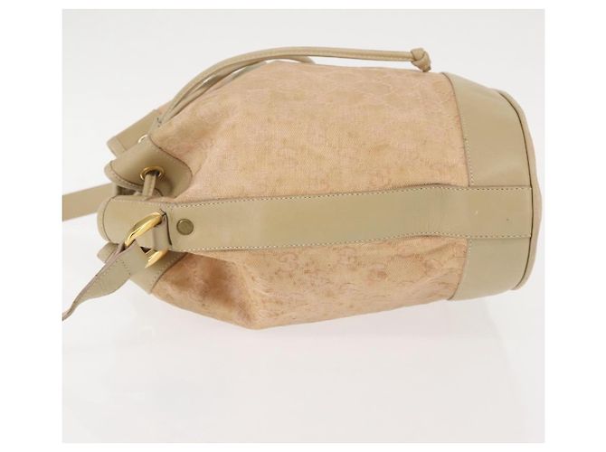Borsa a Spalla GG Canvas Gucci Rosa Oro 001 86 0533 Auth 144220 D'oro - vista 4