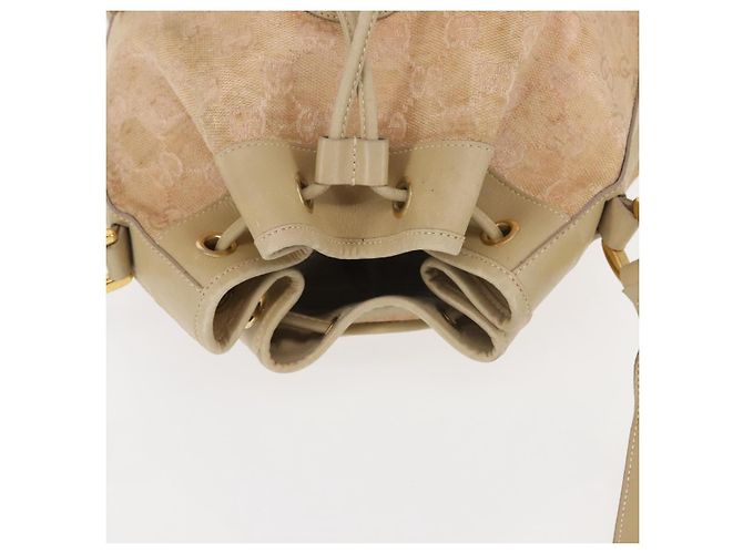 Borsa a Spalla GG Canvas Gucci Rosa Oro 001 86 0533 Auth 144220 D'oro - vista 6