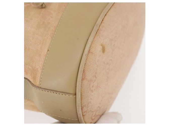 Borsa a Spalla GG Canvas Gucci Rosa Oro 001 86 0533 Auth 144220 D'oro - vista 8