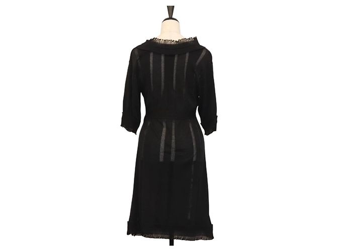CHANEL Mono de Algodón Negro CC Auth am9148 - vista 2