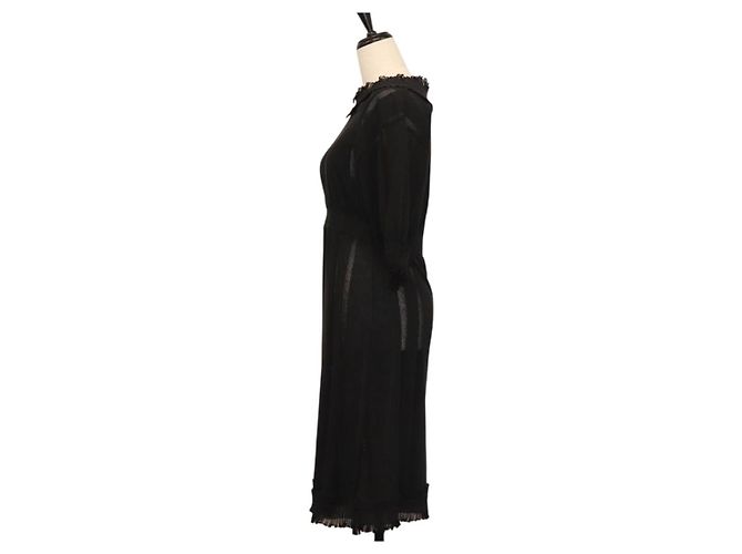 CHANEL Mono de Algodón Negro CC Auth am9148 - vista 3