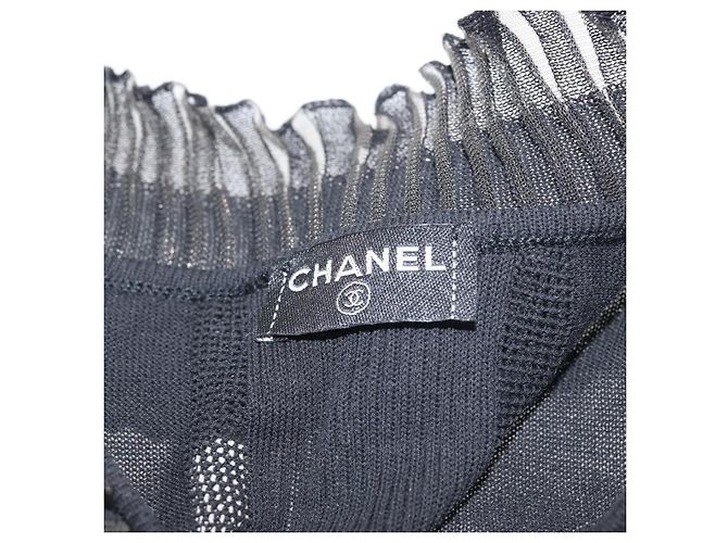 CHANEL Mono de Algodón Negro CC Auth am9148 - vista 9