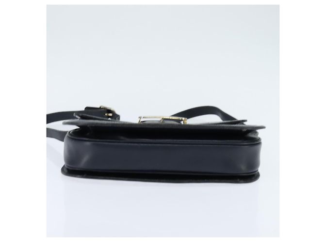 Gucci Borsa a Spalla GG Supreme PVC Blu Navy Oro Auth 150027 D'oro - vista 9