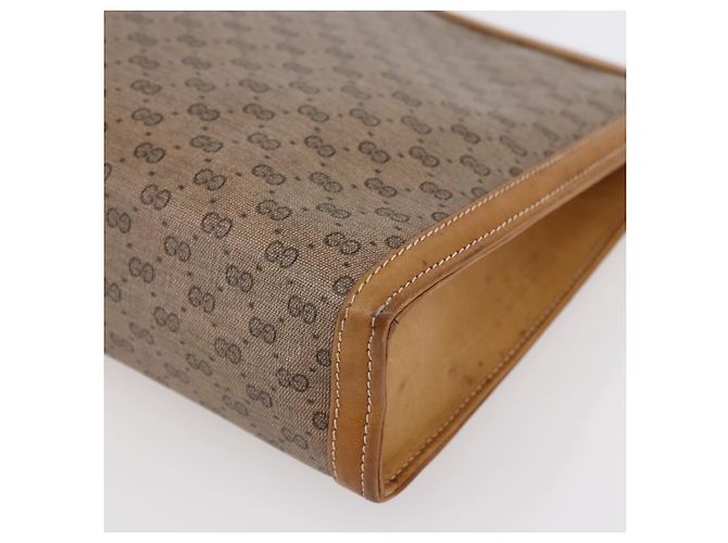 GUCCI Clutch Micro GG Supreme PVC Beige 17 039 1995 Auth 146941 - vista 10