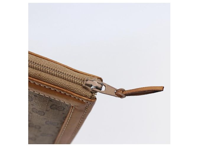 GUCCI Clutch Micro GG Supreme PVC Beige 17 039 1995 Auth 146941 - vista 12