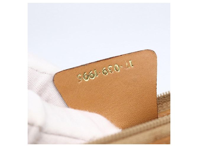 GUCCI Clutch Micro GG Supreme PVC Beige 17 039 1995 Auth 146941 - vista 18