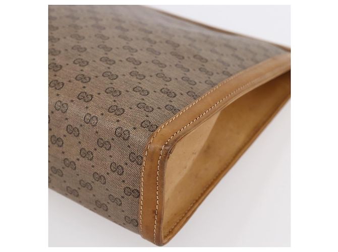 GUCCI Clutch Micro GG Supreme PVC Beige 17 039 1995 Auth 146941 - vista 8