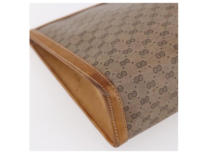 GUCCI Clutch Micro GG Supreme PVC Beige 17 039 1995 Auth 146941 - vista 9