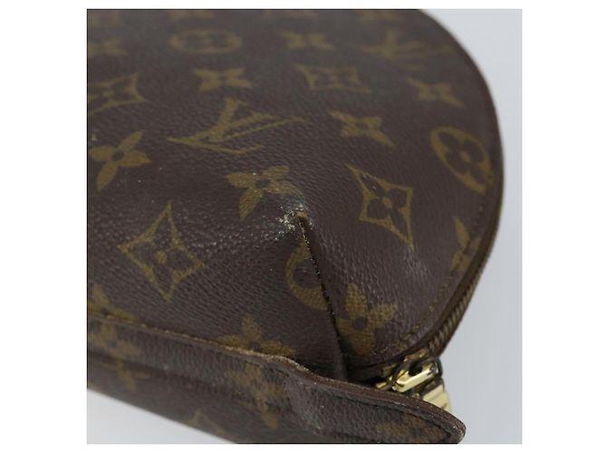 LOUIS VUITTON Pochette Cosmetica Demi Ronde Monogram M47520 LV Auth 150155 Monogramma - vista 10