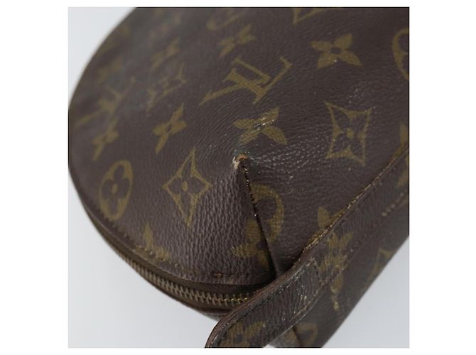 LOUIS VUITTON Pochette Cosmetica Demi Ronde Monogram M47520 LV Auth 150155 Monogramma - vista 11