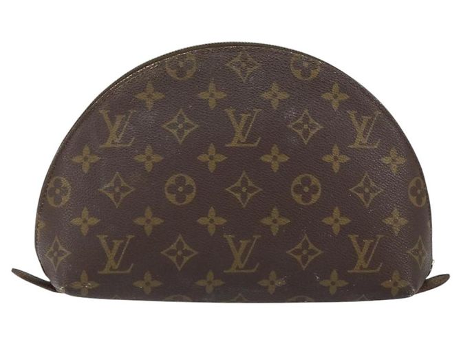 LOUIS VUITTON Pochette Cosmetica Demi Ronde Monogram M47520 LV Auth 150155 Monogramma - vista 3