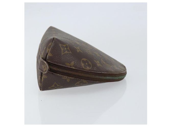 LOUIS VUITTON Pochette Cosmetica Demi Ronde Monogram M47520 LV Auth 150155 Monogramma - vista 4