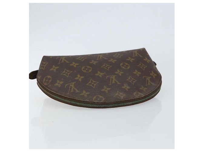 LOUIS VUITTON Pochette Cosmetica Demi Ronde Monogram M47520 LV Auth 150155 Monogramma - vista 6