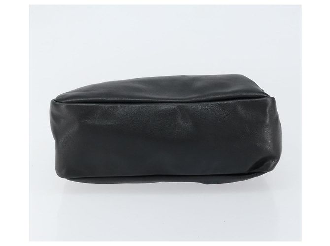 Borsa a Mano in Pelle Gucci Bamboo Nera Oro 000 1014 0575 Auth 149974 Nero D'oro - vista 9