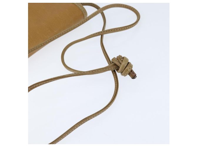 LOEWE Borsa a Spalla Anagram Pelle Beige Oro Auth BA7341 D'oro - vista 7